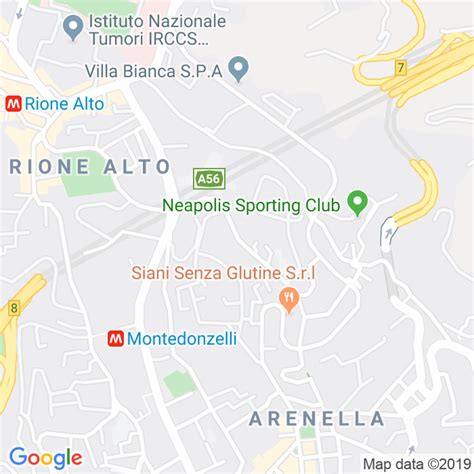 CAP di VIA DOMENICO FONTANA a Napoli .